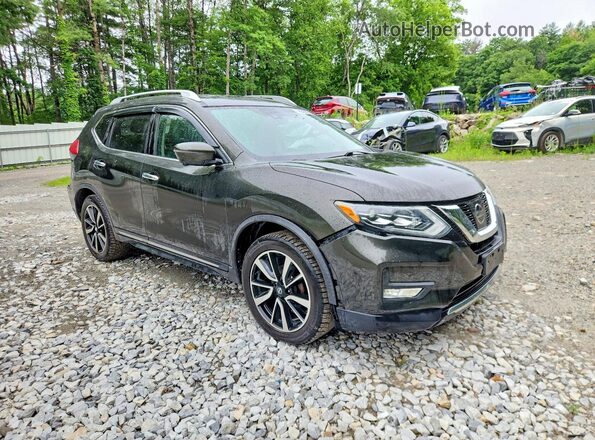 JN8AT2MV8HW250175 2017 NISSAN ROGUE Черный Передняя правая четверть