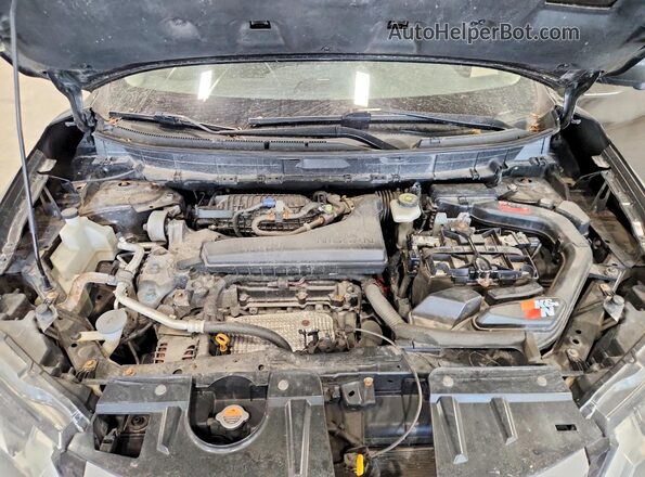 JN8AT2MV8HW250175 2017 NISSAN ROGUE Черный Вид подкапотного пространства