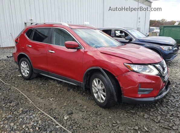 JN8AT2MV8HW267252 2017 NISSAN ROGUE Красный Передняя правая четверть