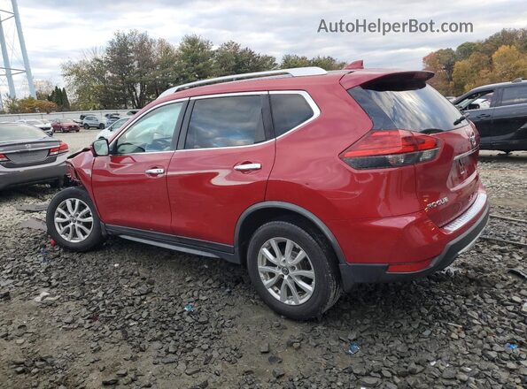 JN8AT2MV8HW267252 2017 NISSAN ROGUE Красный Задняя левая четверть
