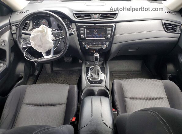 JN8AT2MV8JW328475 2018 NISSAN ROGUE Black Widok deski rozdzielczej