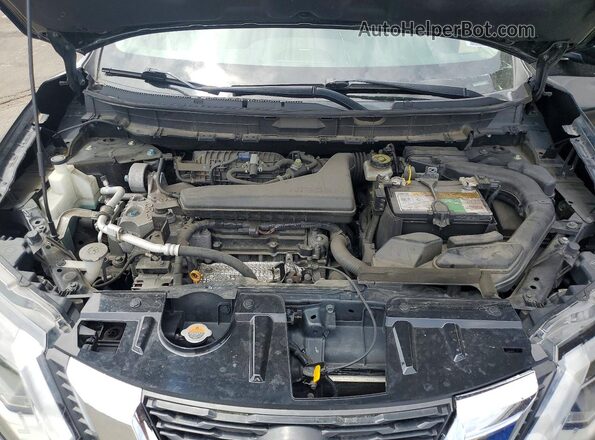 JN8AT2MV8JW328475 2018 NISSAN ROGUE Black Widok komory silnika