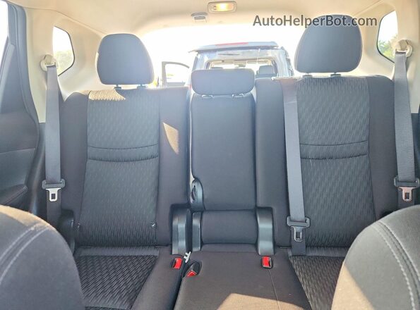 JN8AT2MV8KW374129 2019 NISSAN ROGUE Black Vista de los asientos traseros