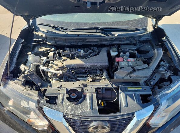 JN8AT2MV8KW374129 2019 NISSAN ROGUE Black Vista del compartimento del motor