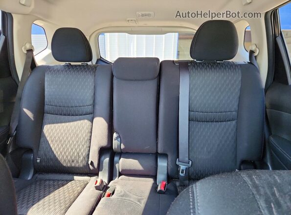 JN8AT2MV8KW379640 2019 NISSAN ROGUE Black Vista de los asientos traseros