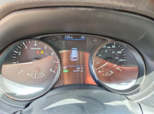 JN8AT2MV8KW388371 2019 NISSAN ROGUE Black Instrument cluster view