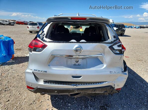 JN8AT2MV8KW394655 2019 NISSAN ROGUE Silver Rear view
