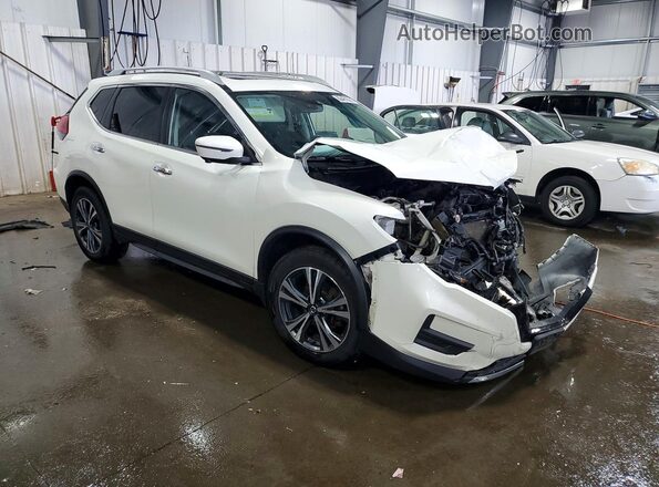 JN8AT2MV8KW397362 2019 NISSAN ROGUE Белый Передняя правая четверть