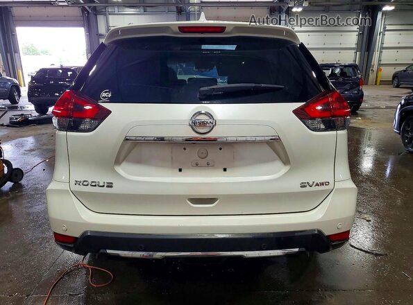JN8AT2MV8KW397362 2019 NISSAN ROGUE Белый Вид сзади