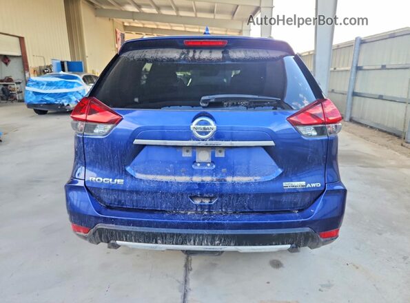 JN8AT2MV8LW109230 2020 NISSAN ROGUE Blue Հետևի տեսք