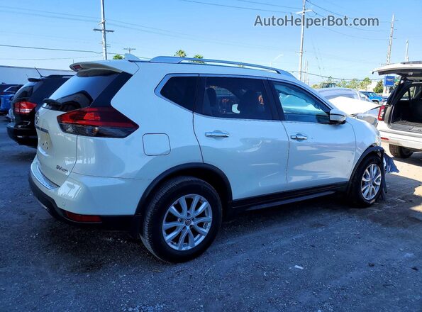 JN8AT2MV8LW141482 2020 NISSAN ROGUE Белый Задняя правая четверть