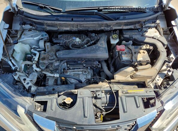 JN8AT2MV9HW274923 2017 NISSAN ROGUE Серебряный Вид подкапотного пространства