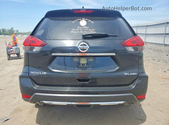 JN8AT2MV9JW304010 2018 NISSAN ROGUE Black უკანა ხედი