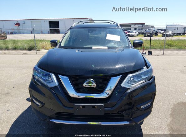 JN8AT2MV9JW315914 2018 NISSAN ROGUE Black Widok zestawu wskaźników