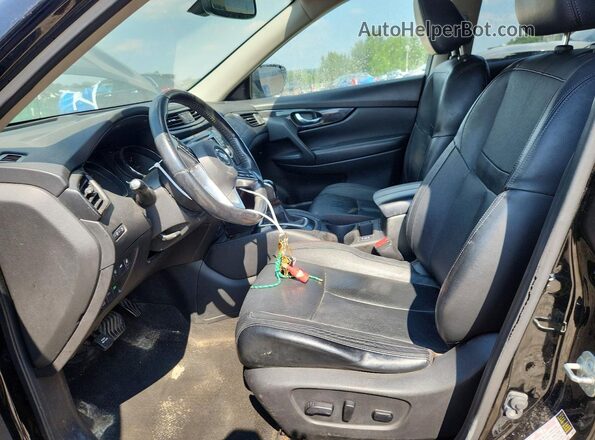 JN8AT2MV9JW321504 2018 NISSAN ROGUE Черный Вид салона спереди
