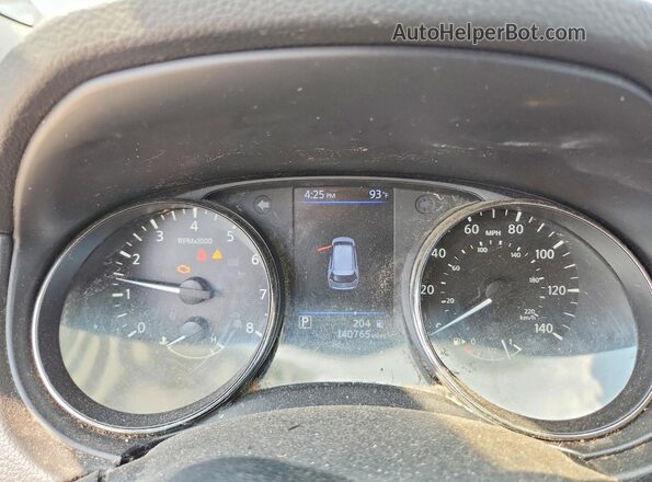 JN8AT2MV9JW321504 2018 NISSAN ROGUE Черный Вид щитка приборов