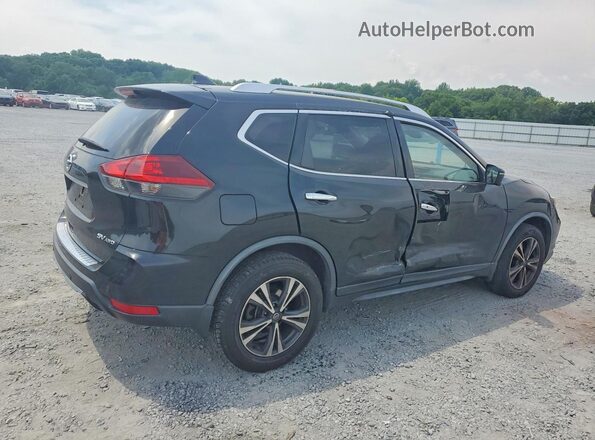 JN8AT2MV9KW376827 2019 NISSAN ROGUE Черный Задняя правая четверть