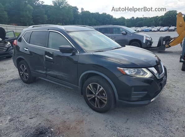 JN8AT2MV9KW376827 2019 NISSAN ROGUE Черный Передняя правая четверть