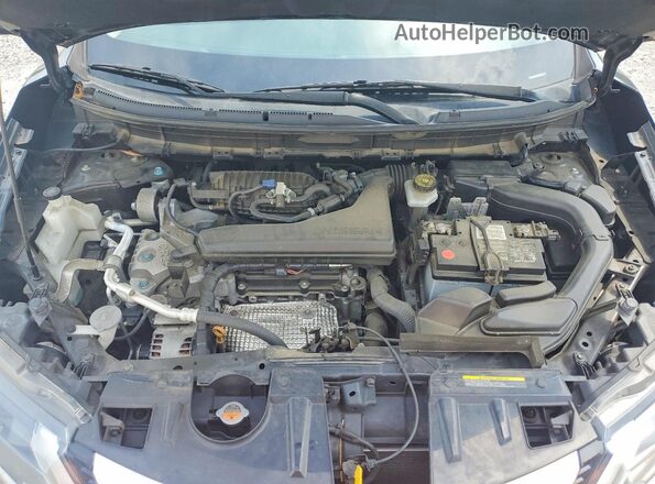 JN8AT2MV9KW376827 2019 NISSAN ROGUE Черный Вид подкапотного пространства