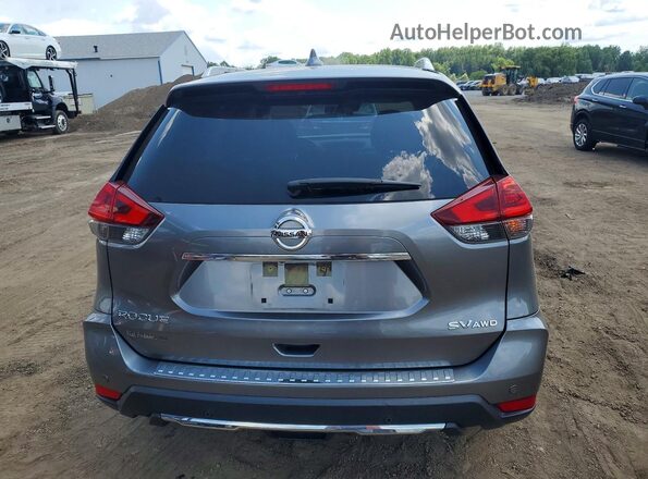 JN8AT2MV9KW391036 2019 NISSAN ROGUE Gray Հետևի տեսք