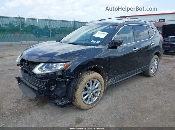 JN8AT2MV9KW393448 2019 NISSAN ROGUE Black Vista tres cuartos delantera izquierda