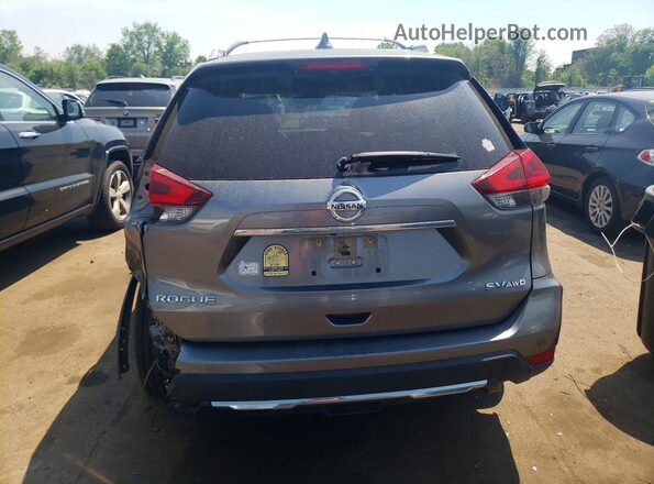 JN8AT2MV9LW109219 2020 NISSAN ROGUE Gray Widok z tyłu