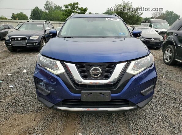 JN8AT2MV9LW123203 2020 NISSAN ROGUE Blue Вид спереду