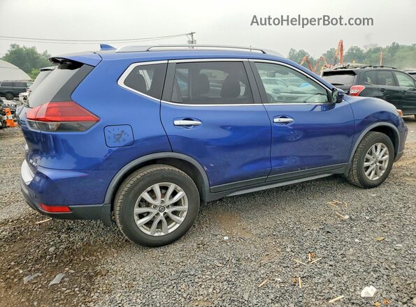 JN8AT2MV9LW123203 2020 NISSAN ROGUE Blue Задня права чверть