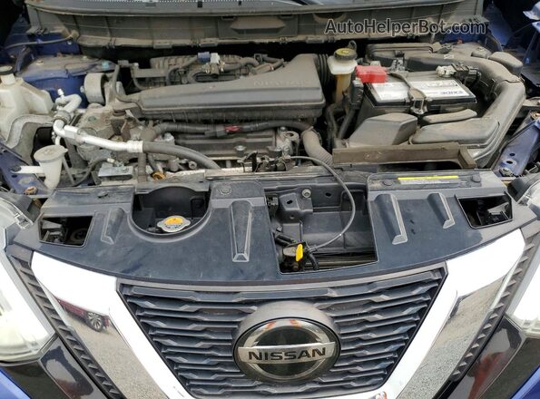 JN8AT2MV9LW123203 2020 NISSAN ROGUE Blue Вид підкапотного простору