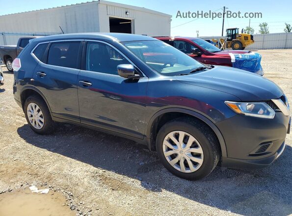 JN8AT2MVXGW149072 2016 NISSAN ROGUE Blue Przód prawy