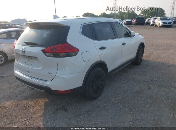 JN8AT2MVXHW014384 2017 NISSAN ROGUE Белый Задняя правая четверть