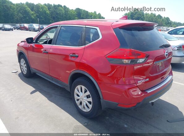 JN8AT2MVXHW254227 2017 NISSAN ROGUE Красный Задняя левая четверть