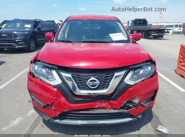 JN8AT2MVXHW254227 2017 NISSAN ROGUE Красный Вид щитка приборов
