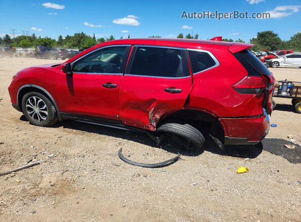 JN8AT2MVXHW274946 2017 NISSAN ROGUE Red Tył lewy