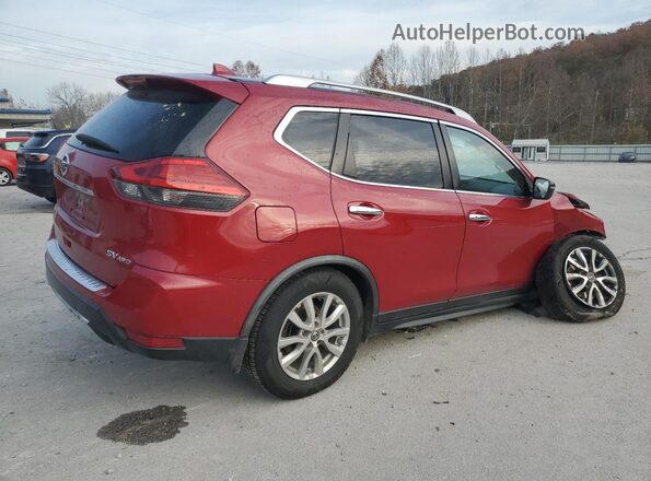 JN8AT2MVXHW284229 2017 NISSAN ROGUE Red Tył prawy