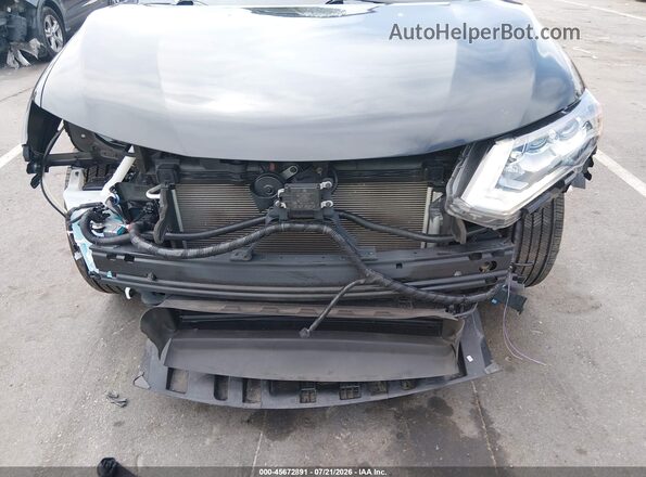 JN8AT2MVXJW353376 2018 NISSAN ROGUE Black Դիմացի տեսք