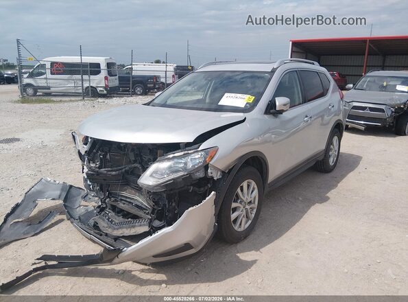 JN8AT2MVXLW106460 2020 NISSAN ROGUE Silver Առջևի ձախ երեք քառորդ տեսարան