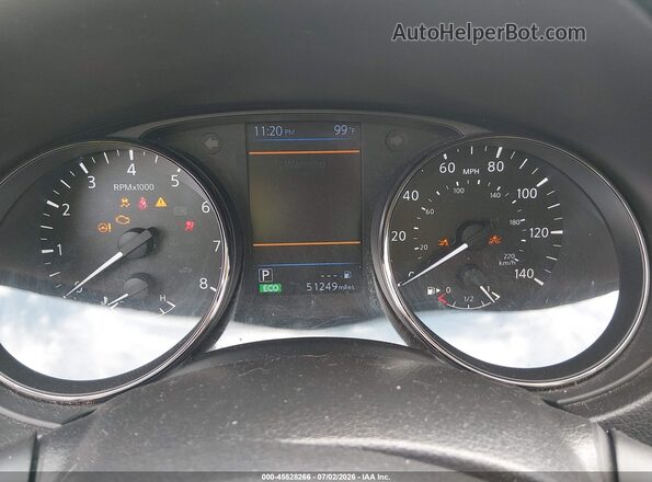 JN8AT2MVXLW106460 2020 NISSAN ROGUE Silver Հետևի նստատեղերի տեսք