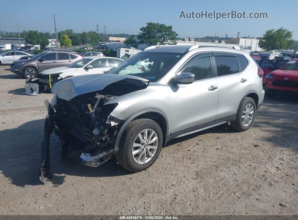 JN8AT2MVXLW121069 2020 NISSAN ROGUE Silver Առջևի ձախ երեք քառորդ տեսարան