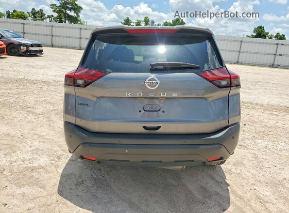 JN8AT3AA0MW004366 2021 NISSAN ROGUE Gray Հետևի տեսք