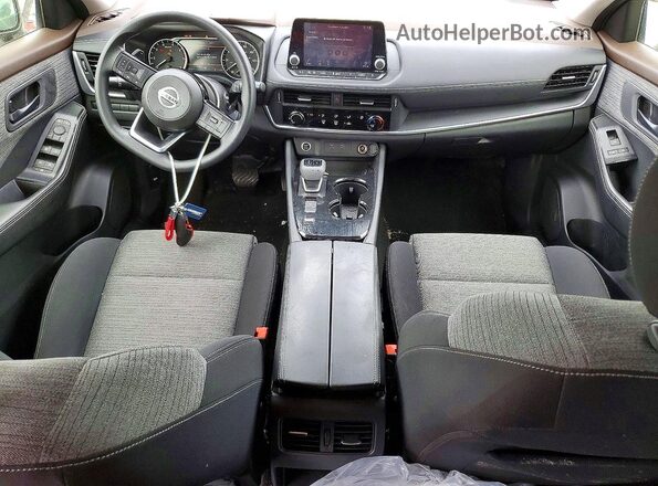 JN8AT3AA0MW004366 2021 NISSAN ROGUE Gray Առջևի վահանակի տեսք