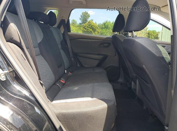 JN8AT3AA3MW010159 2021 NISSAN ROGUE Black უკანა სალონის ხედი