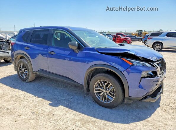 JN8AT3AA5MW013936 2021 NISSAN ROGUE Blue წინა მარჯვენა