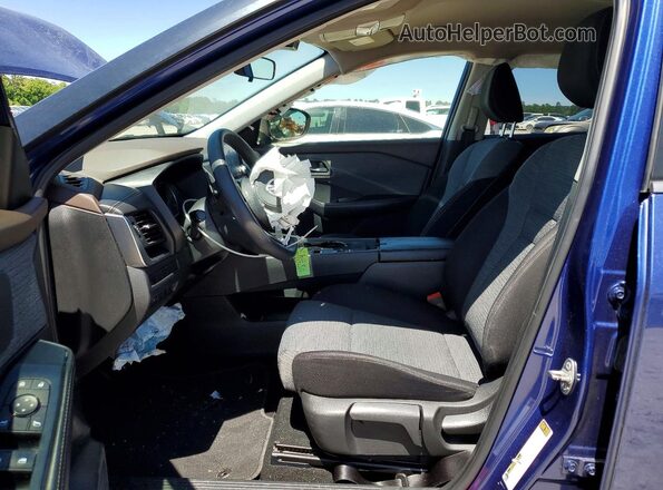 JN8AT3AA5MW013936 2021 NISSAN ROGUE Blue წინა სალონის ხედი