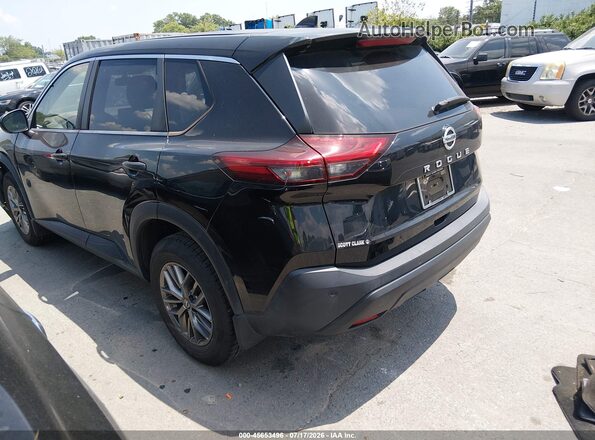 JN8AT3AAXMW001054 2021 NISSAN ROGUE Черный Задняя левая четверть