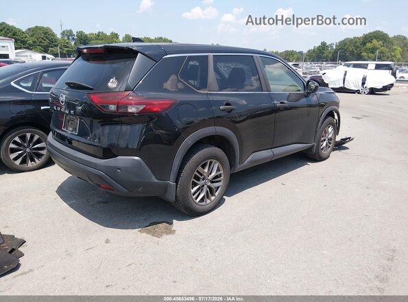 JN8AT3AAXMW001054 2021 NISSAN ROGUE Черный Задняя правая четверть