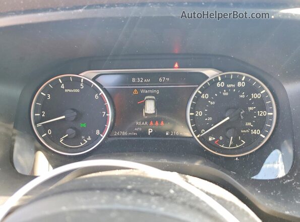 JN8AT3AB1MW223801 2021 NISSAN ROGUE Blue Vista del cuadro de instrumentos