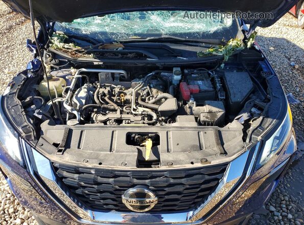 JN8AT3AB1MW223801 2021 NISSAN ROGUE Blue Vista del compartimento del motor