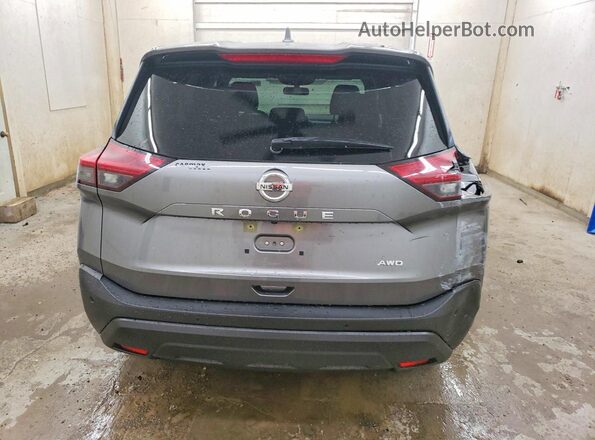 JN8AT3AB2MW208191 2021 NISSAN ROGUE Gray Widok z tyłu