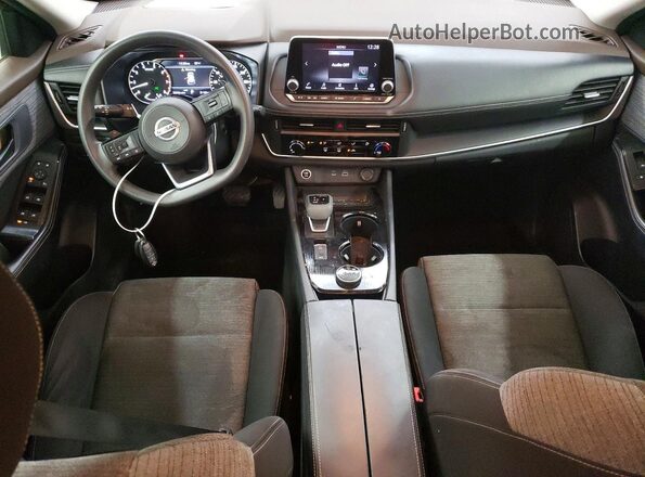JN8AT3AB2MW208191 2021 NISSAN ROGUE Gray Widok deski rozdzielczej